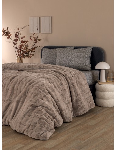 Κουβερτοπάπλωμα Υπέρδιπλο 220x240 Ember Beige...