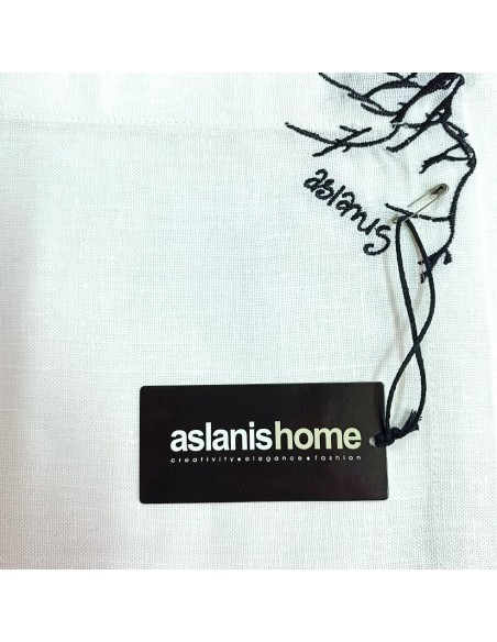 Πετσέτα Φαγητού 45x45 Aslanis Home Zen Λευκό