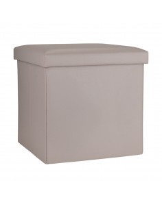 Σκαμπό Cube Leather Με...