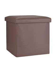Σκαμπό Cube Leather Με...