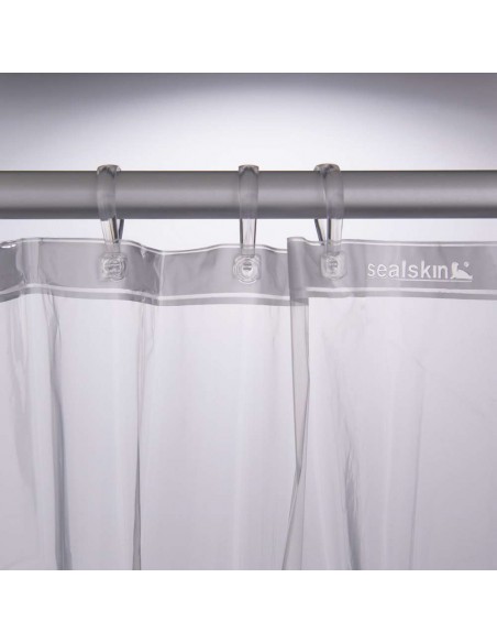 Κουρτίνα μπάνιου πλαστική Clear 180x200 transparent Sealskin