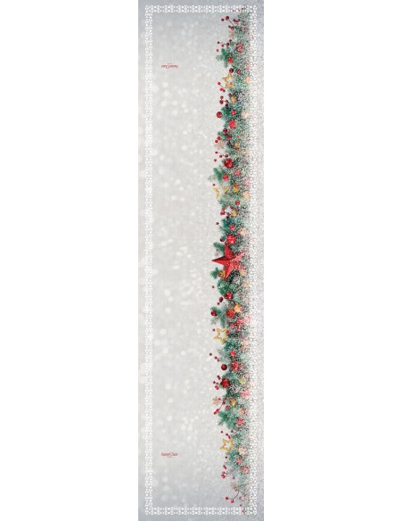 Runner Laser Cut Χριστουγεννιάτικο 40x160 Saint Clair 2029