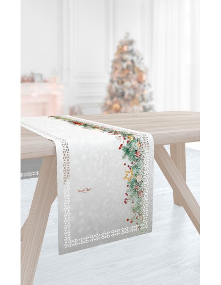 Runner Laser Cut Χριστουγεννιάτικο 40x160 Saint Clair 2029