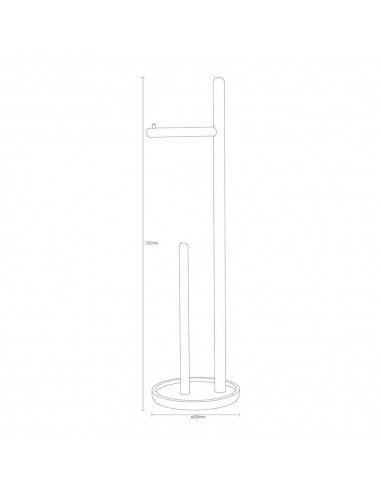 Χαρτοθήκη Επιδαπέδια Earth Oak Sealskin
