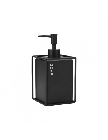 Αντλία Σαπουνιού CAGE 450ml Κεραμική Μαύρη Με...