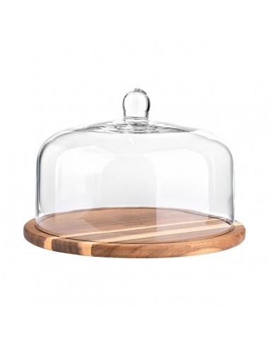 Τουρτιέρα Με Γυάλινο Καπάκι ALLURE 30cm εstia