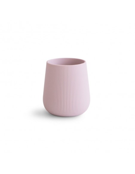 Ποτηράκι Σιλικόνης με Ανάγλυφο Σχέδιο Soft Lilac - Mushie