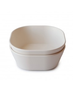 Σετ 2 Μπωλ PP Square Ivory...