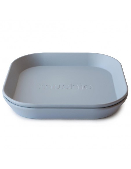 Σετ 2 Πιάτα PP Τετράγωνα Cloud - Mushie
