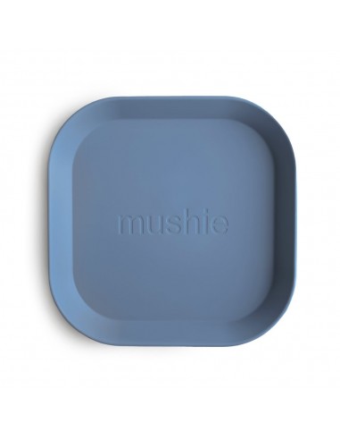 Σετ 2 Πιάτα PP Τετράγωνα Twilight Blue - Mushie