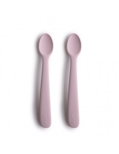Σετ 2 Μακριά Κουταλάκια Σιλικόνης Soft Lilac -...