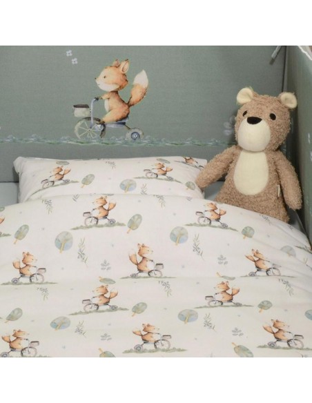 Παπλωματοθήκη με Φερμουάρ 100x140cm Design 424 Oliver Baby