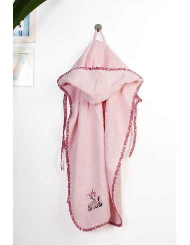 Κάπα Με Κέντημα bebe Deer 196 75X85 Pink Dimcol