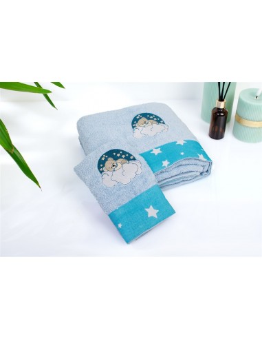Πετσέτα Με Κέντημα Σετ 2 τεμ bebe Cloudy Bear...
