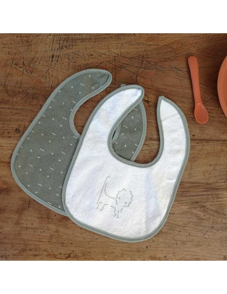 Σετ 6 Σαλιαρών 22x30cm - Grafic - Trois Kilos Sept
