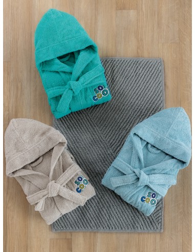 Μπουρνούζι με Κουκούλα Kids Bath COOL BLUE...