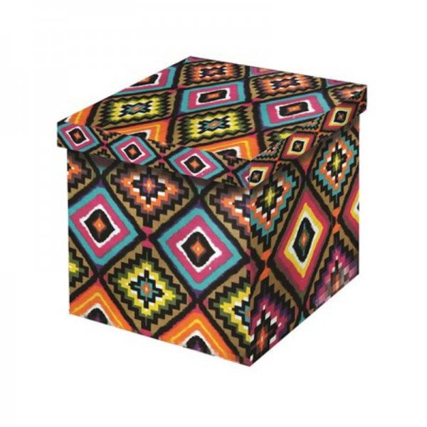 Σκαμπό - Κουτί Αποθήκευσης Ecocasa Missoni