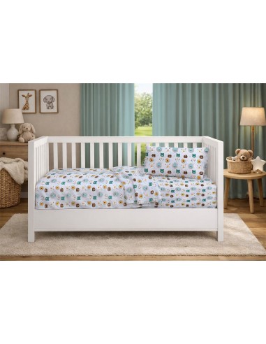 Πάπλωμα Εμπριμέ bebe Big Cats 28 120X160 Light...
