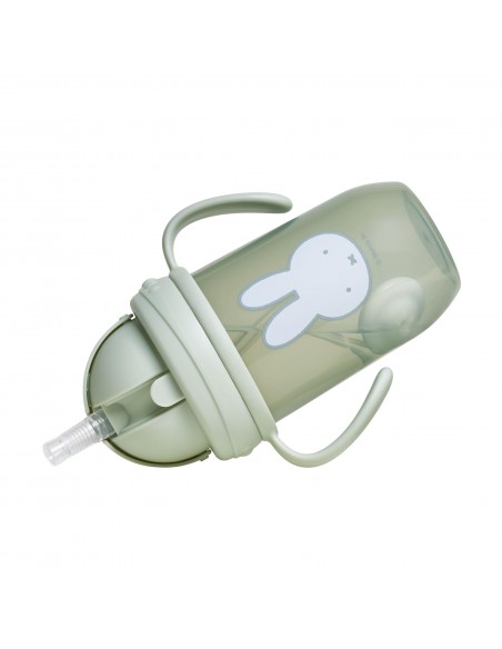 Παγούρι με Χερούλια και Καλαμάκι 260ml Miffy Green KOKO