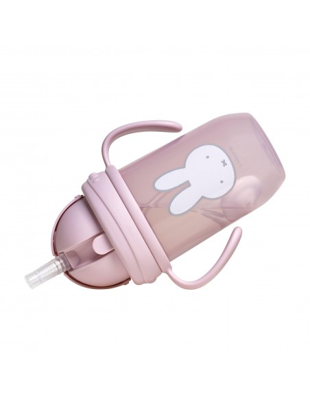 Παγούρι με Χερούλια και Καλαμάκι 260ml Miffy Pink KOKO