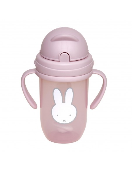 Παγούρι με Χερούλια και Καλαμάκι 260ml Miffy Pink KOKO