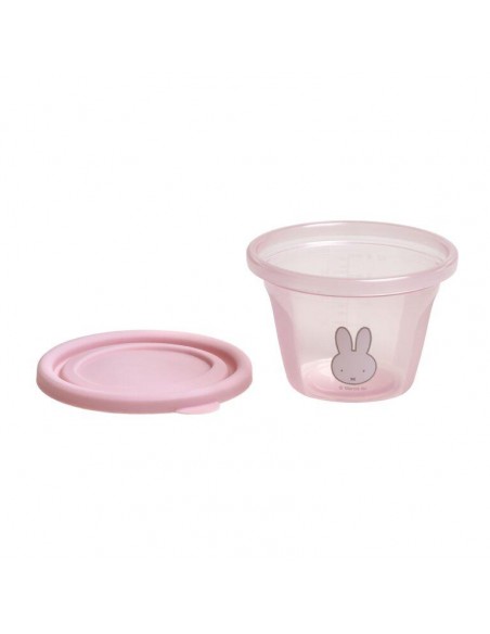 Σετ 6 Φαγητοδοχείων 120ml Miffy Pink KOKO