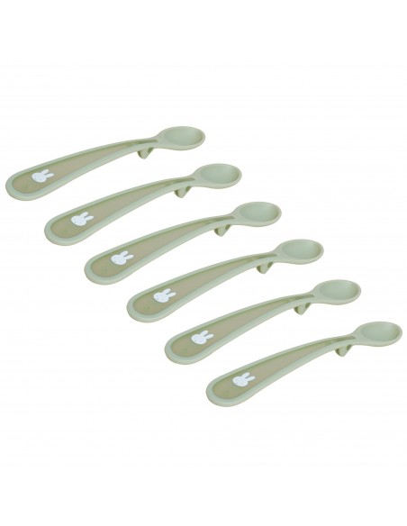Σετ 6 Κουταλάκια 17cm με Μαλακή Λαβή Miffy Green KOKO