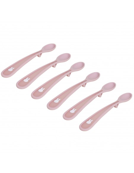 Σετ 6 Κουταλάκια 17cm με Μαλακή Λαβή Miffy Pink KOKO