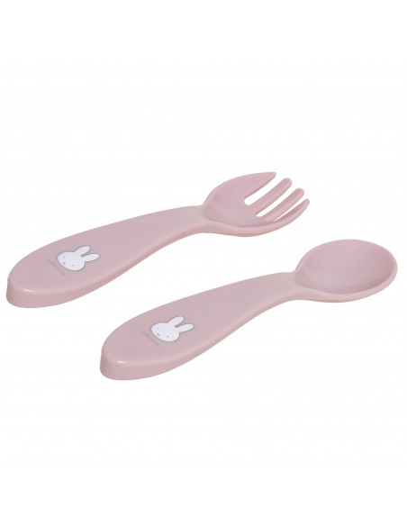 Σετ Κουταλάκι και Πηρούνι 16 cm Miffy Pink KOKO