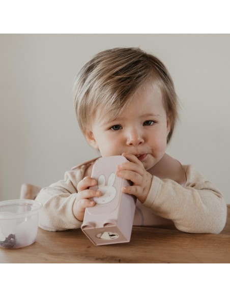 Σαλιάρα Σιλικόνης Miffy Pink KOKO