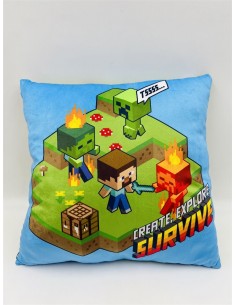 Βελούδινο Μαξιλάρι Mojang...