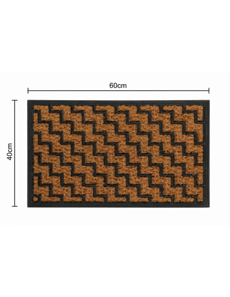 Πατάκι Εισόδου Καουτσούκ & Κοκοφοίνικας 40x60cm 0003003 MRShome