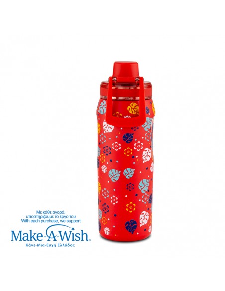 Θερμός μπουκάλι ανοξείδωτο με στόμιο We Care. Aloha 500ml NAVA