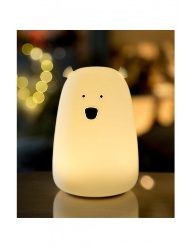Λάμπα Σιλικόνης Bear Lamp White - Rabbit & Friends