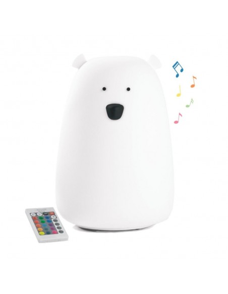 Λάμπα Σιλικόνης Big Bear με ηχείο & τηλεχειριστήριο - Rabbit & Friends