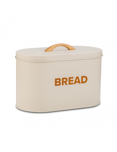 Ψωμιέρα μεταλλική ivory 34cm NAVA