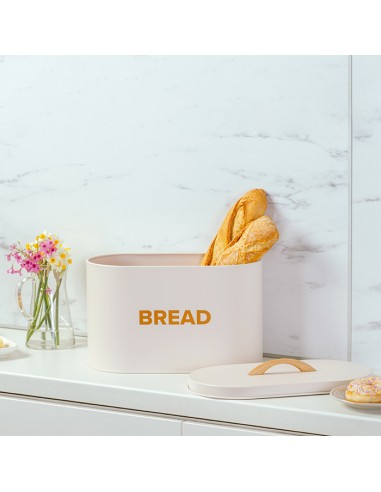 Ψωμιέρα μεταλλική ivory 34cm NAVA