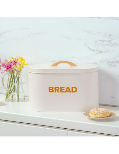 Ψωμιέρα μεταλλική ivory 34cm NAVA