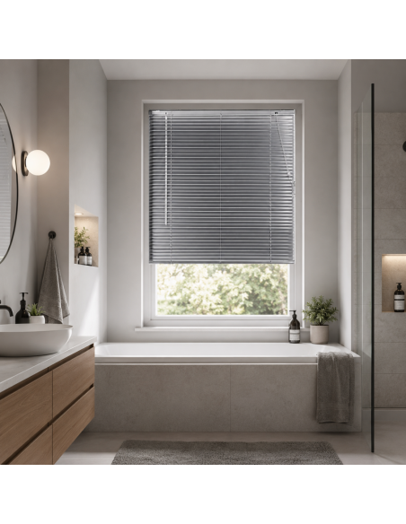 Μεταλλικό Στόρι αλουμινίου 25mm 80x140cm Γκρί MRShome