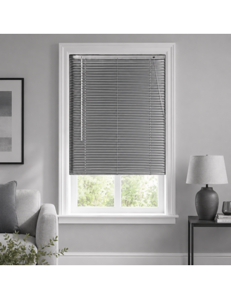 Μεταλλικό Στόρι αλουμινίου 25mm 140x140cm Γκρί MRShome
