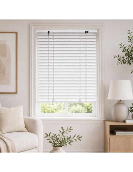 Μεταλλικό Στόρι αλουμινίου 25mm 120x140cm Λευκό MRShome