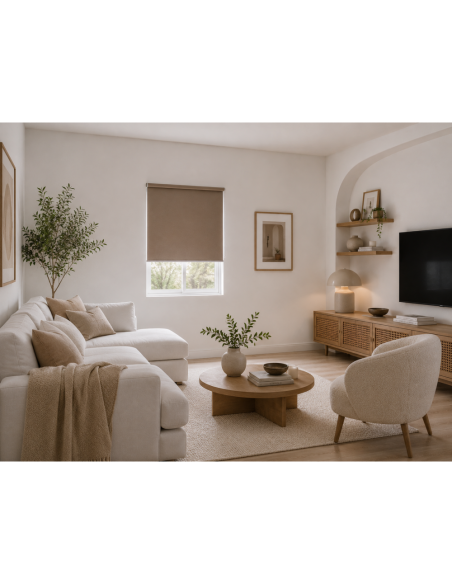 Ρόλερ Μερικής Σκίασης 120x230cm Καφέ MRShome