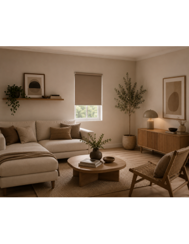 Ρόλερ Μερικής Σκίασης 120x230cm Καφέ MRShome
