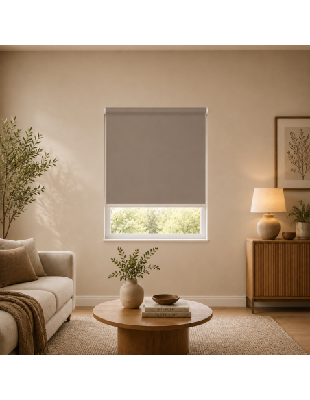Ρόλερ Μερικής Σκίασης 120x230cm Καφέ MRShome