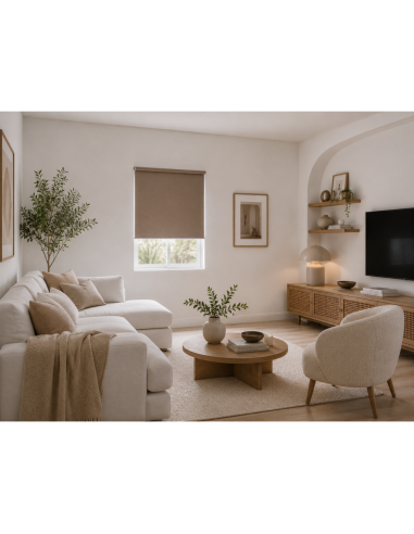 Ρόλερ Μερικής Σκίασης 100x230cm Καφέ MRShome
