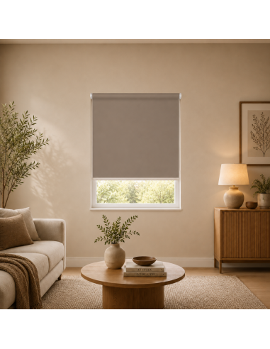 Ρόλερ Μερικής Σκίασης 100x230cm Καφέ MRShome