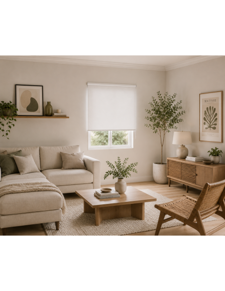 Ρόλερ Μερικής Σκίασης 120x230cm Λεύκο MRShome
