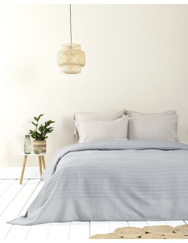 Κουβέρτα Πικέ Μονή 160x240 Dune Grey Nima