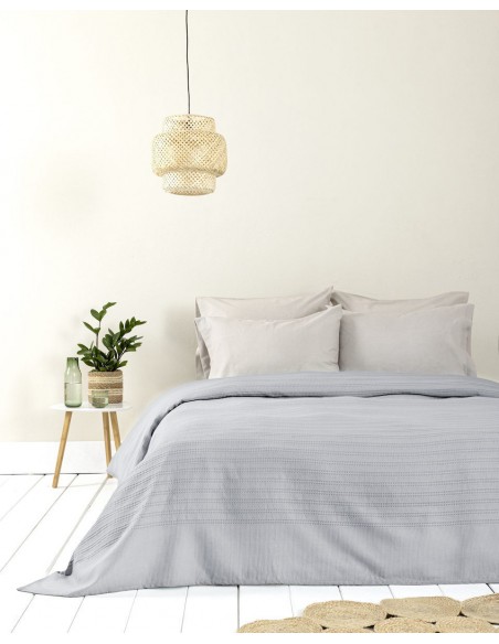 Κουβέρτα Πικέ Μονή 160x240 Dune Grey Nima