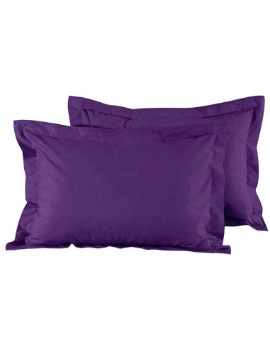 Σετ Μαξιλαροθήκες Mcdecor Rainbow Mauve 50x70+4...
